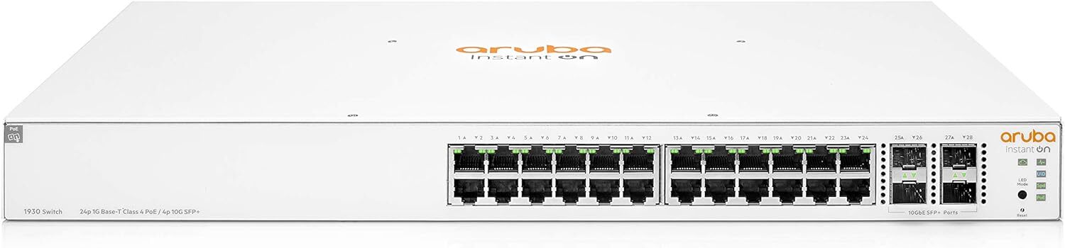 HPE JL684B#ABA Instant On 1930 24-Port Gb Smart-Managed Layer 2+ Switch