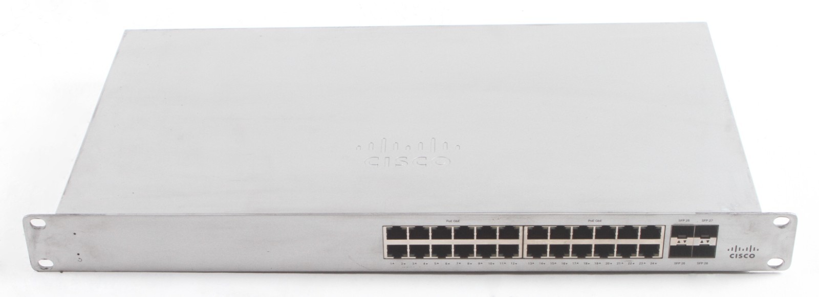 CISCO Meraki MS120-24P-HW 24-Port Gigabit PoE Switch Unclaimed; 6179775
