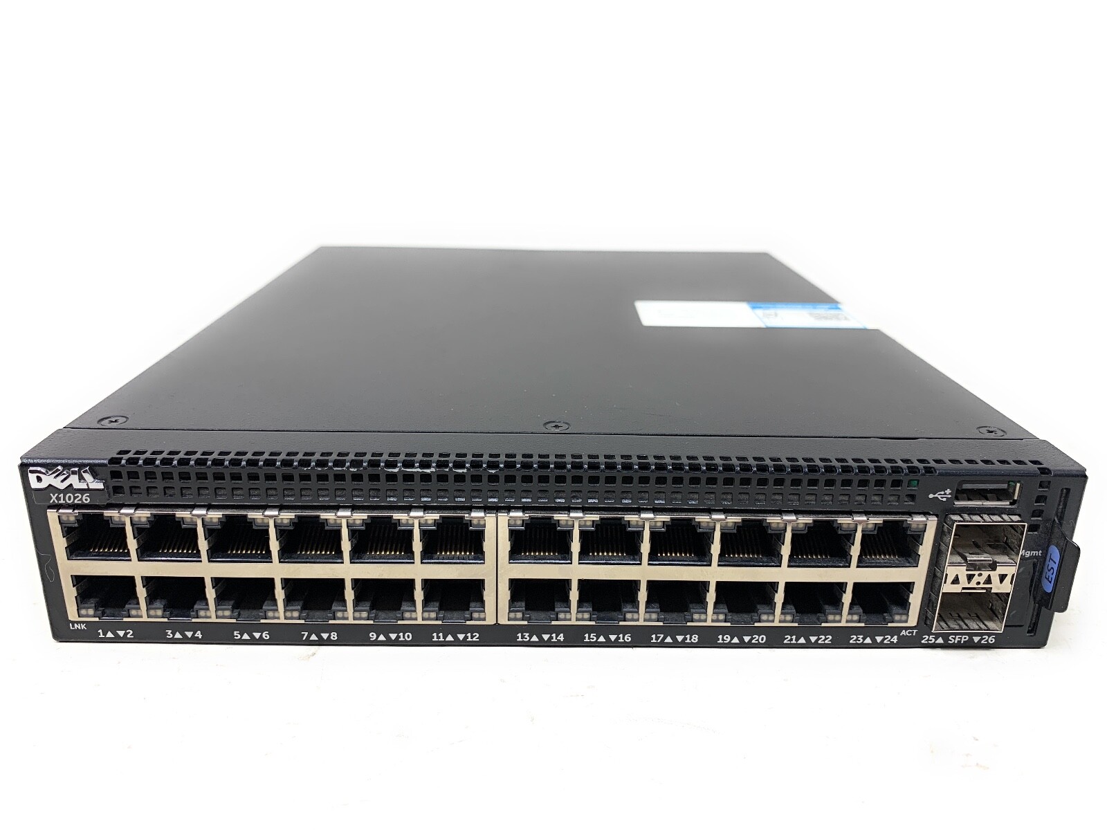 DELL X1026 24 PORTE GESTITO L2+ GIGABIT ETHERNET (10/100/1000) 1U NERO