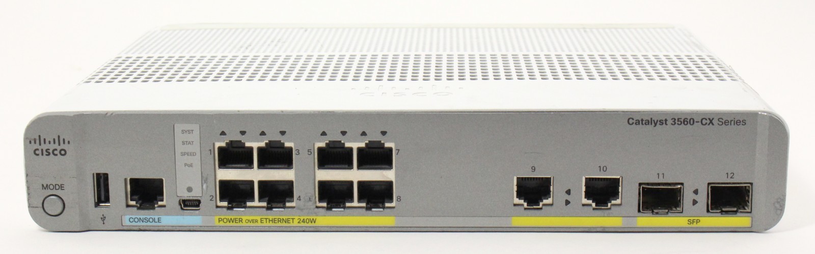 Cisco Catalyst WS-C3560CX-8PC-S V03 8-Port Ethernet Switch; 6179779