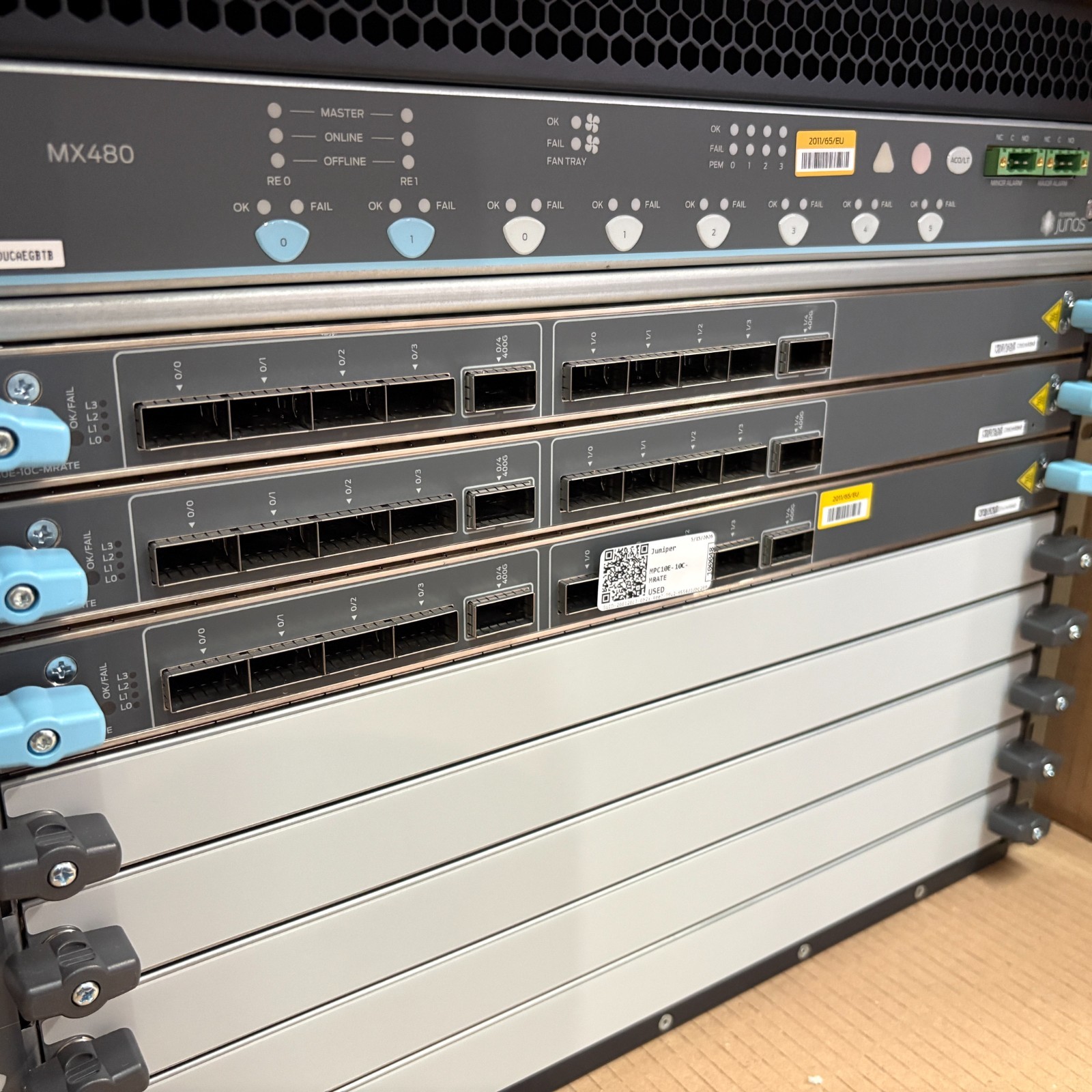 Juniper MPC10E-10C-MRATE 10-Gbps 25-Gbps 40-Gbps 100-Gbps & 400-Gbps 1y Warranty