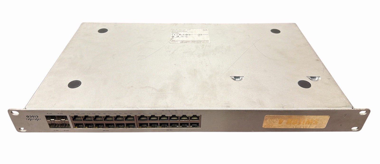 Cisco Meraki MS120-24P 24-Ports Rack Mountable Ethernet Switch Parts Only