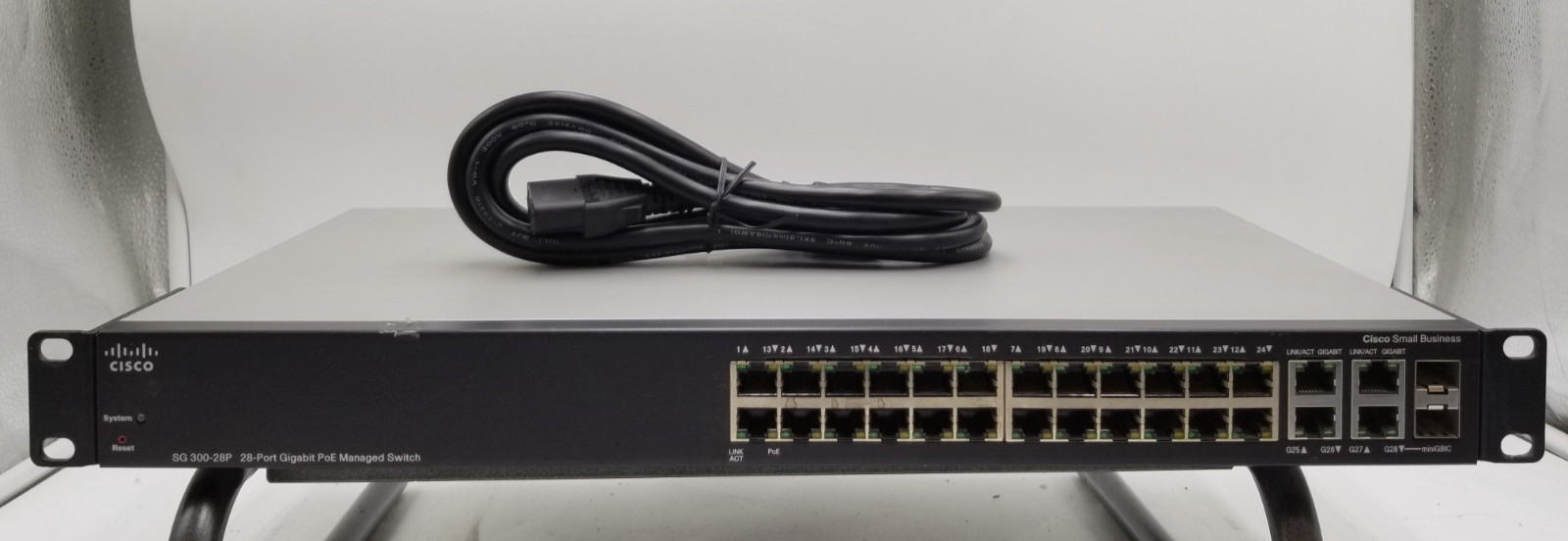 Cisco SG300-28P 28-Port Gigabit PoE Managed Switch