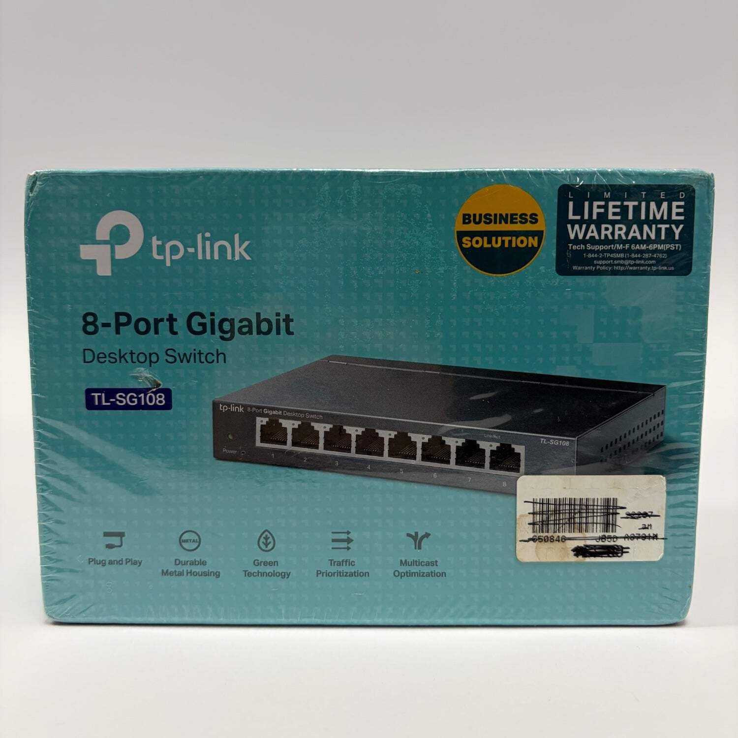 New TP-LINK 8-Port Gigabit Desktop Switch TL-SG108