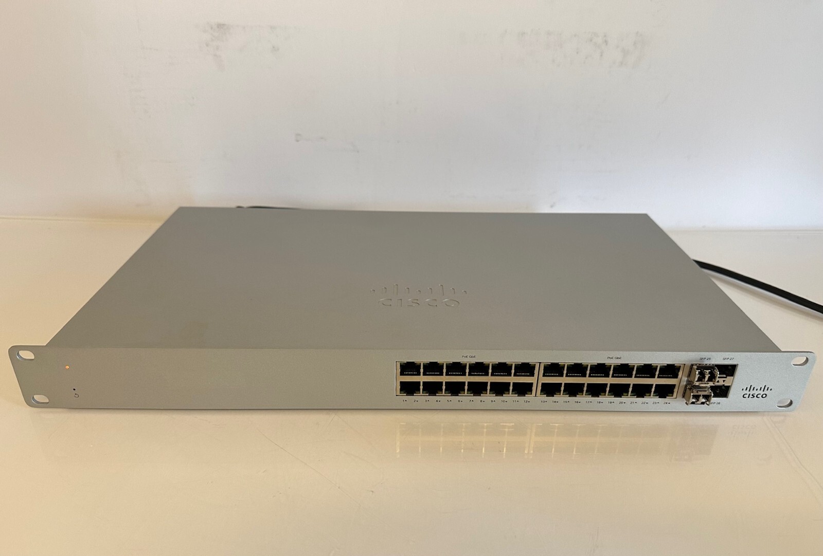 Cisco Meraki (MS120-24-HW) 24-Ports Rack Mountable Ethernet Switch – UNCLAIMED