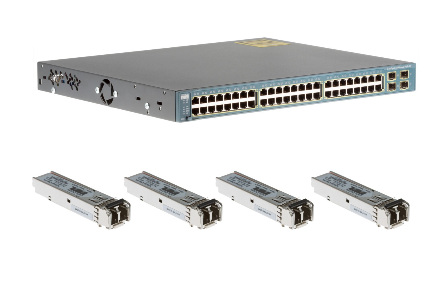 Cisco 3560 Series 48 Port PoE Switch Deployment Pack – Lifetime Warranty