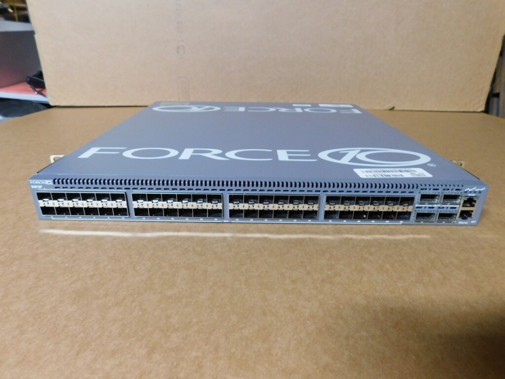 FORCE 10 — S4810P-AC-R Network Switch — 48 Port