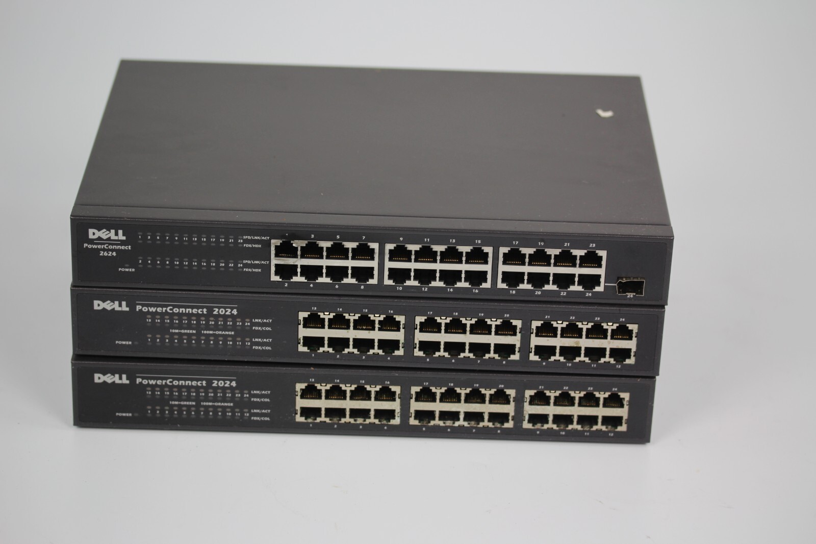 DELL PowerConnect 2024,2624, 2024 ALL THREE 24 port Ethernet Network switchs