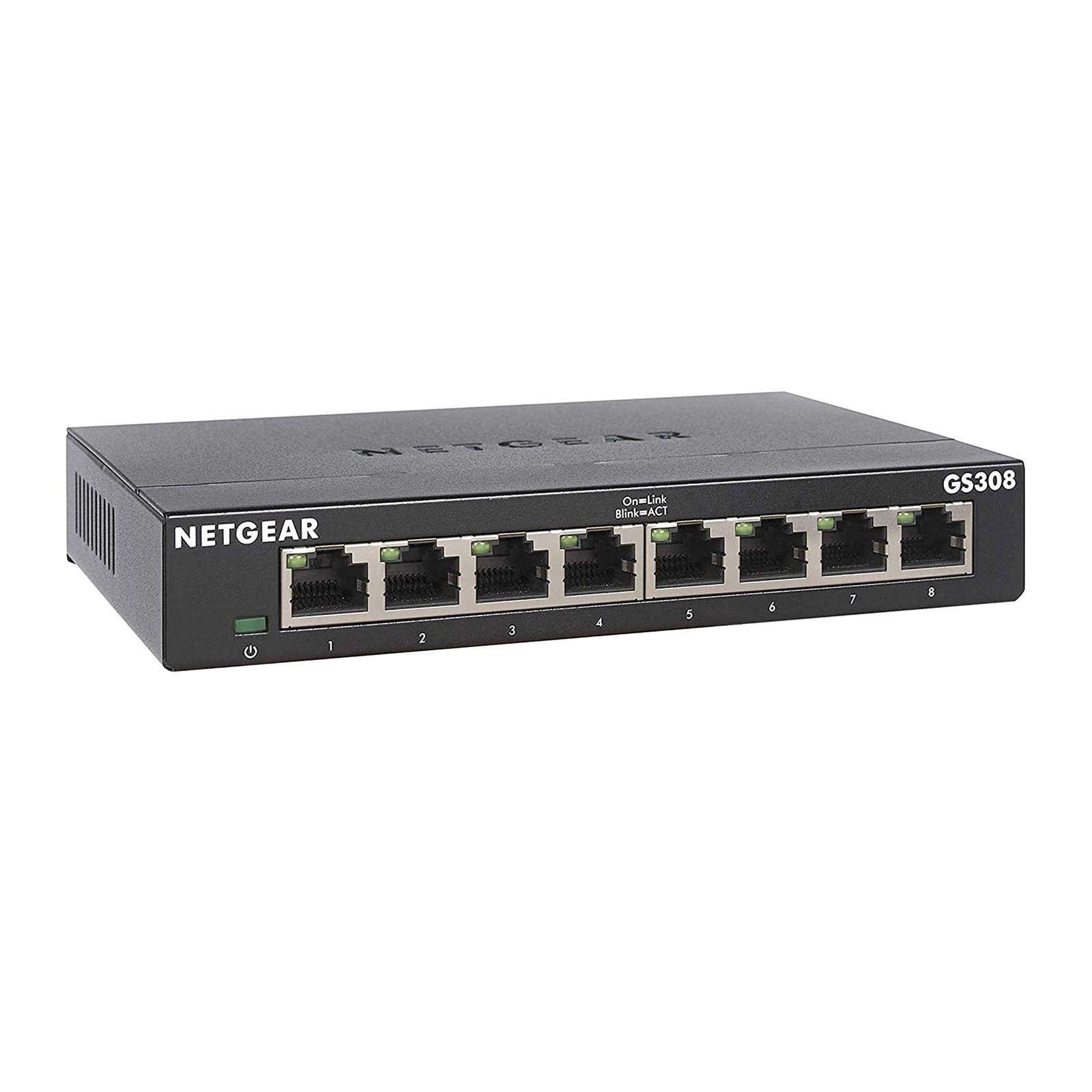 NETGEAR 8-Port Gigabit Ethernet Unmanaged Essentials Switch 8 Port, Yellow