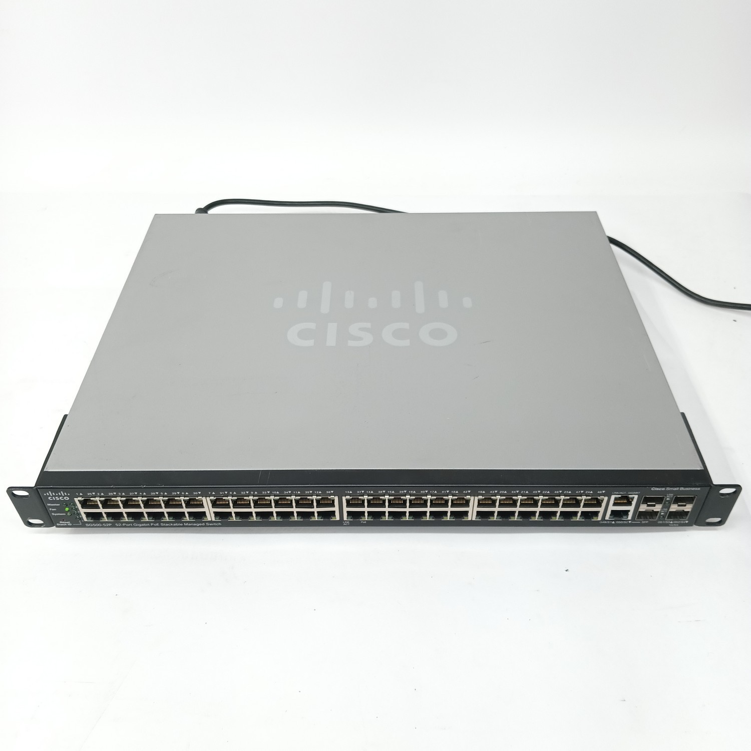 Cisco SG500-52 52-Port Gigabit PoE Stackable Managed Switch