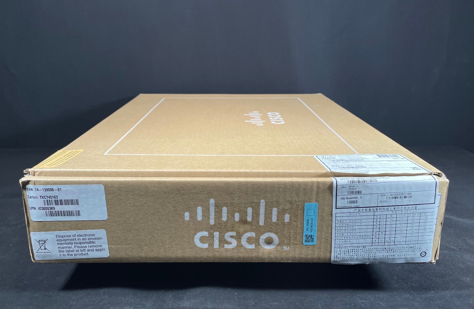 Cisco Refresh C1200-48T-4X 48 Port GE SFP+ Smart Eligible Switch-Fast Shipping