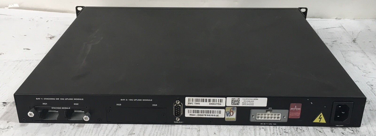 Dell PowerConnect 6248 48 Port Managed 10/100/1000 Gigabit Ethernet Switch