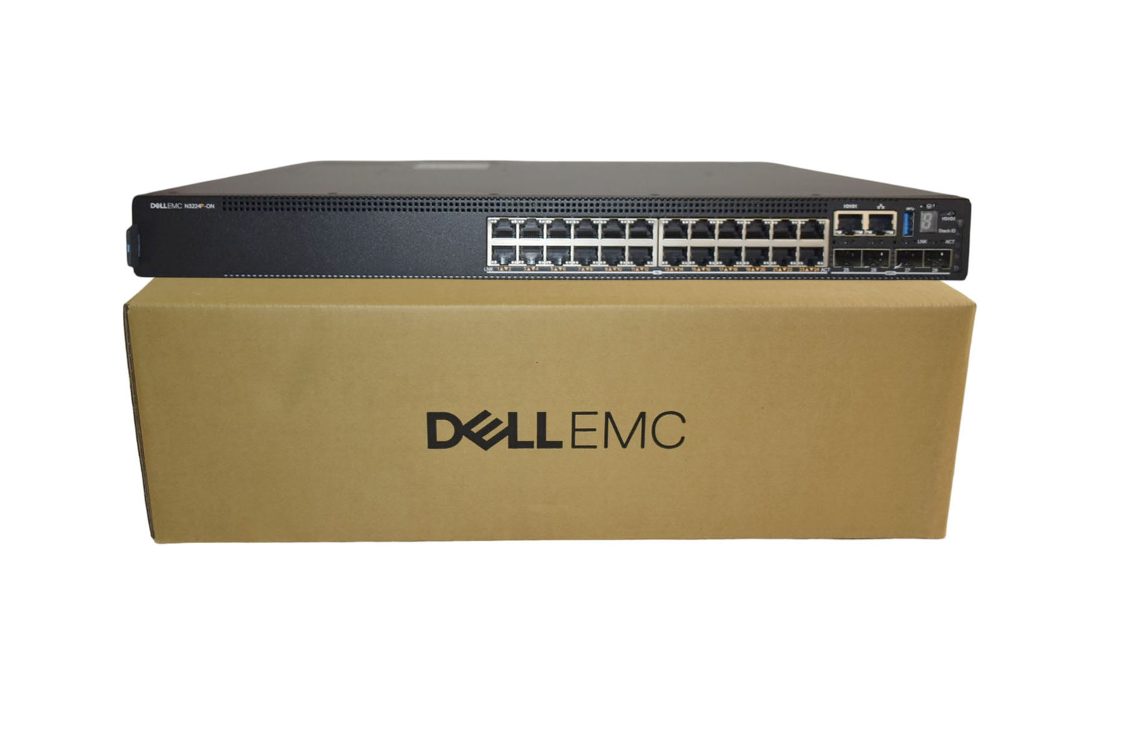 Dell EMC PowerSwitch N3224P-ON 24x 1GbE PoE and 4x SFP+ 2x QSFP28 Switch