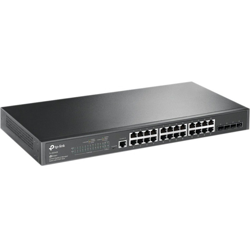 TP-Link JetStream 24-Port Gigabit L2 Managed Switch with 4 SFP Slots (TL-SG3428)