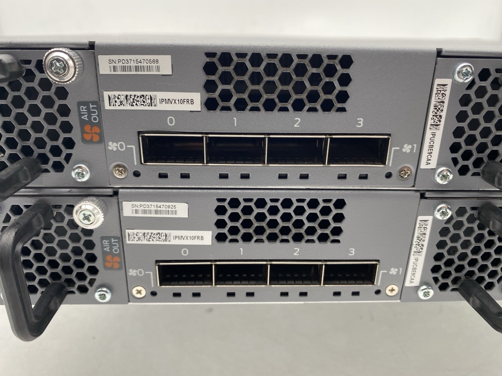 Lot of 2 Juniper Networks EX4300-48P PoE+ 48 Port Gigabit Ethernet Switch