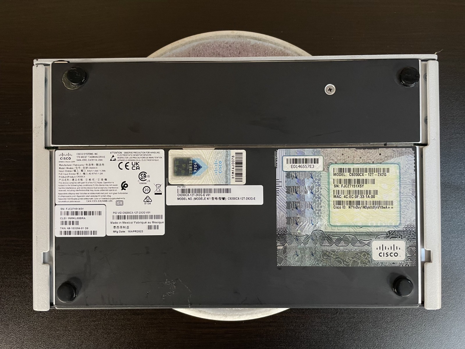 Cisco Catalyst C9200CX-12T-2X2G Fully Managed 12-Port Gigabit Switch SFP