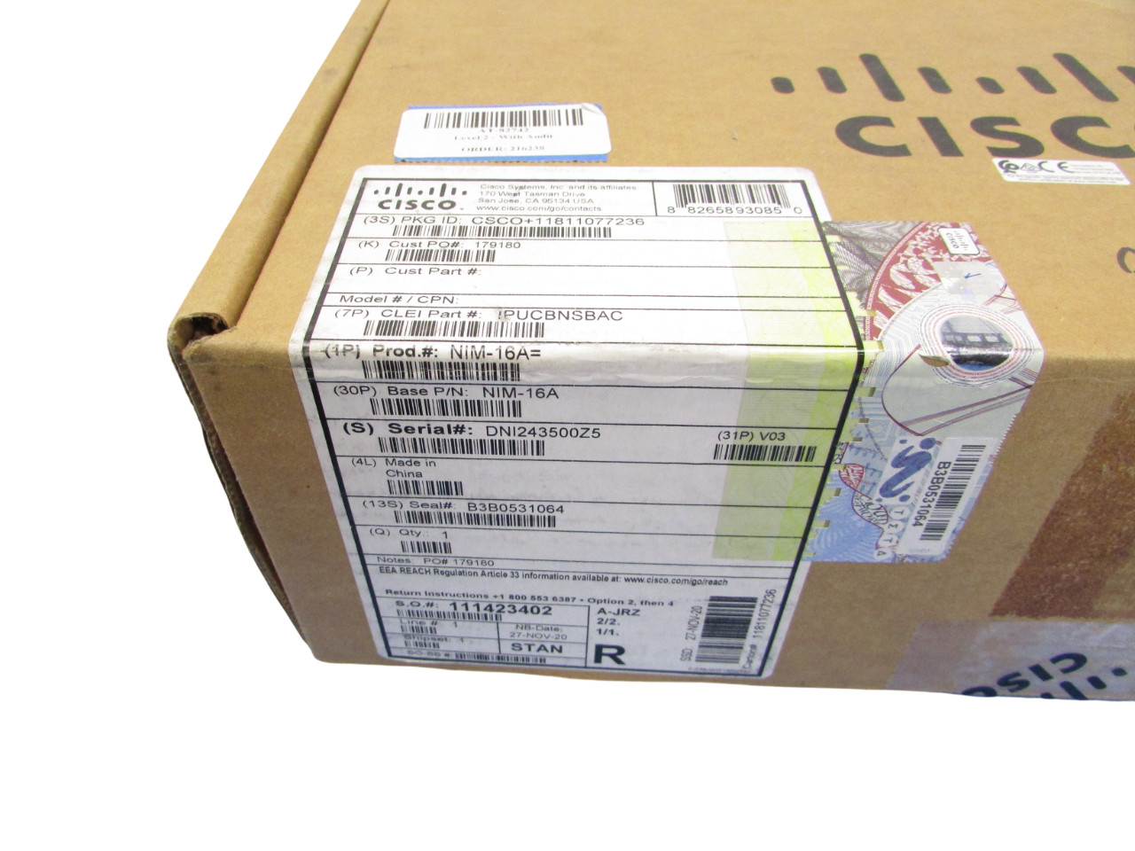 New Cisco NIM-16A 16 Channel Async Serial Interface for ISR4000 Series Router