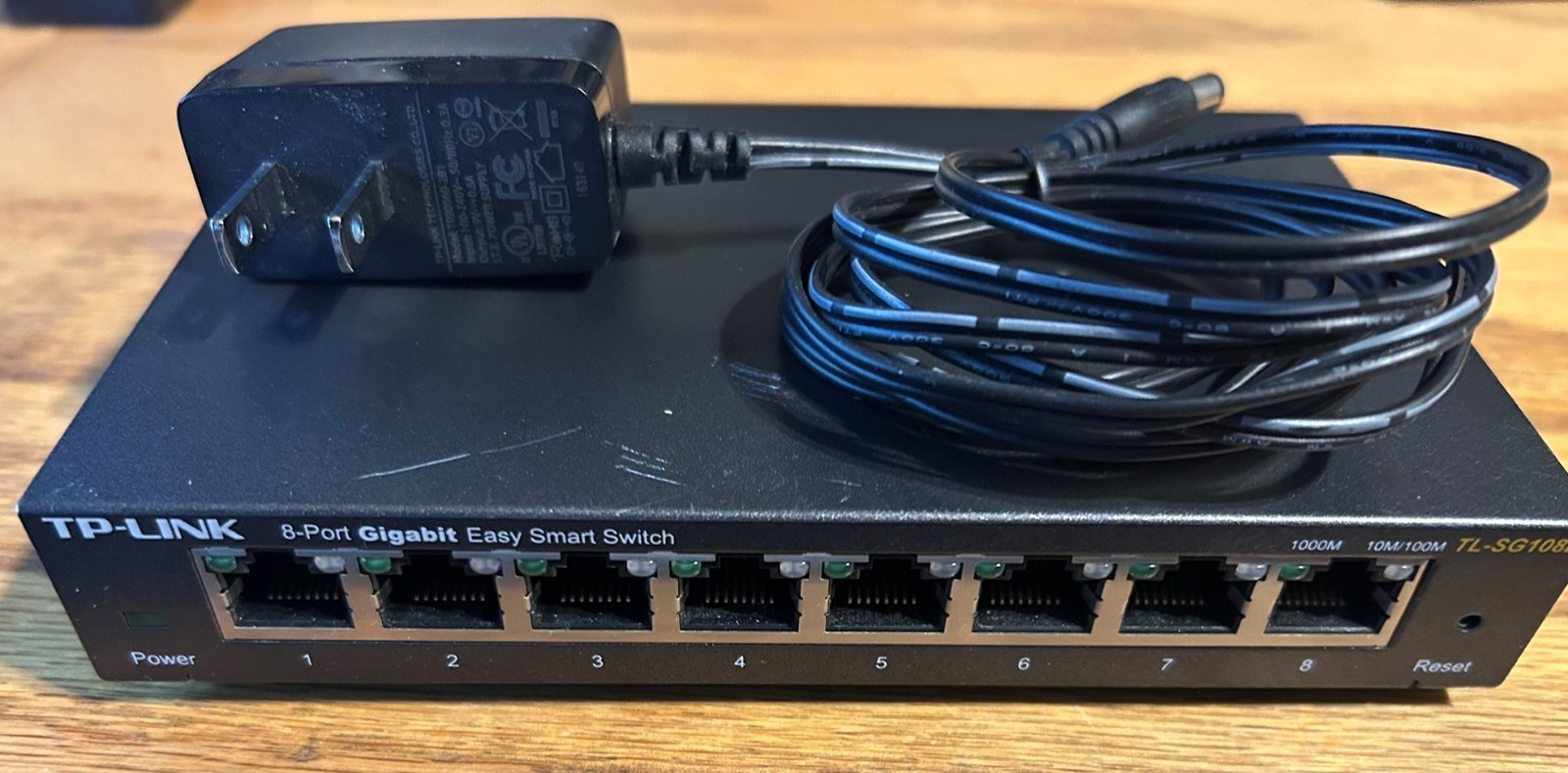 TP-Link 8 Port Gigabit Ethernet Network Switch – 8 Port, 1Gig, Black
