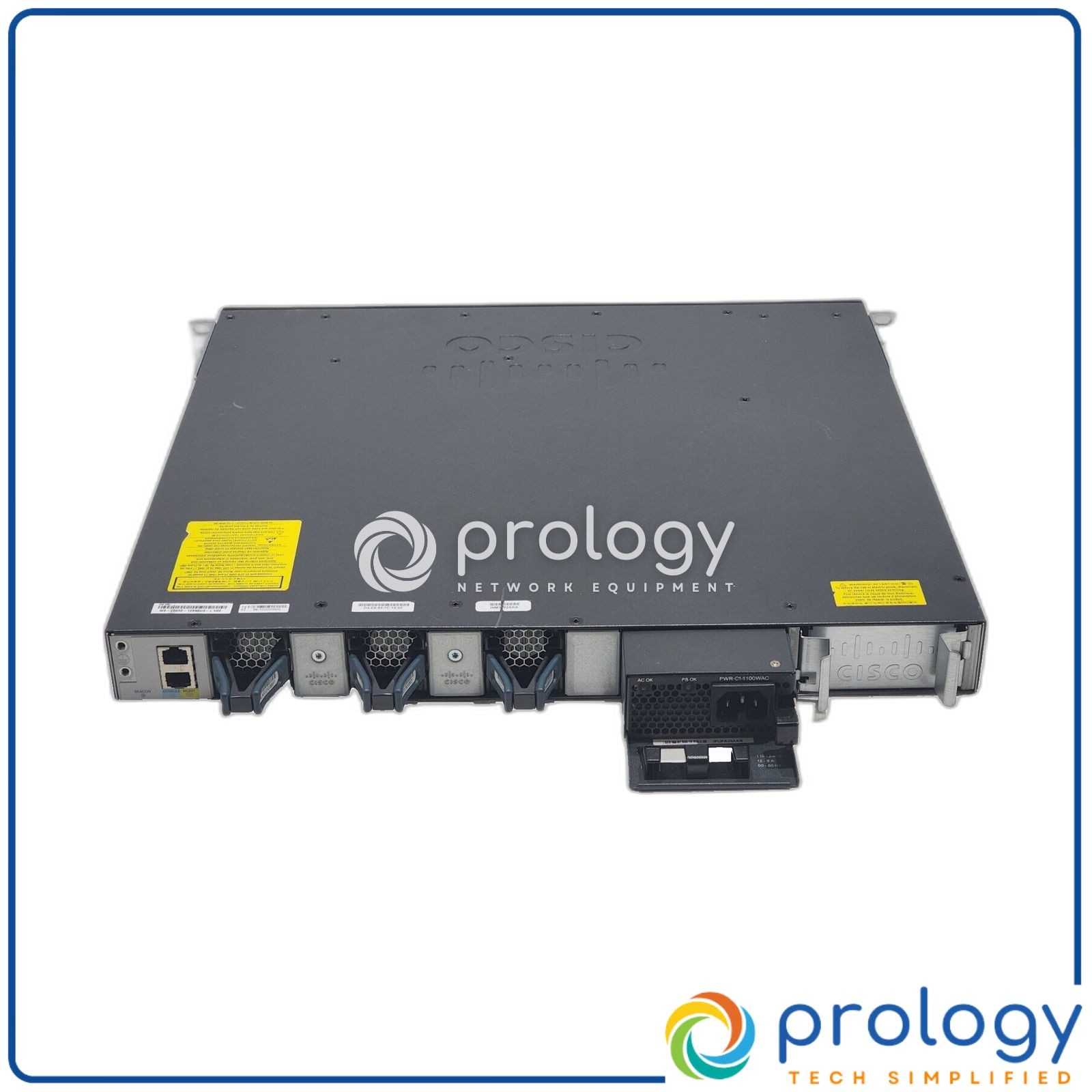 Cisco WS-C3650-12X48UQ-L 48 Port UPoE 12+4x 10GB Ports Uplink LAN Base Switch
