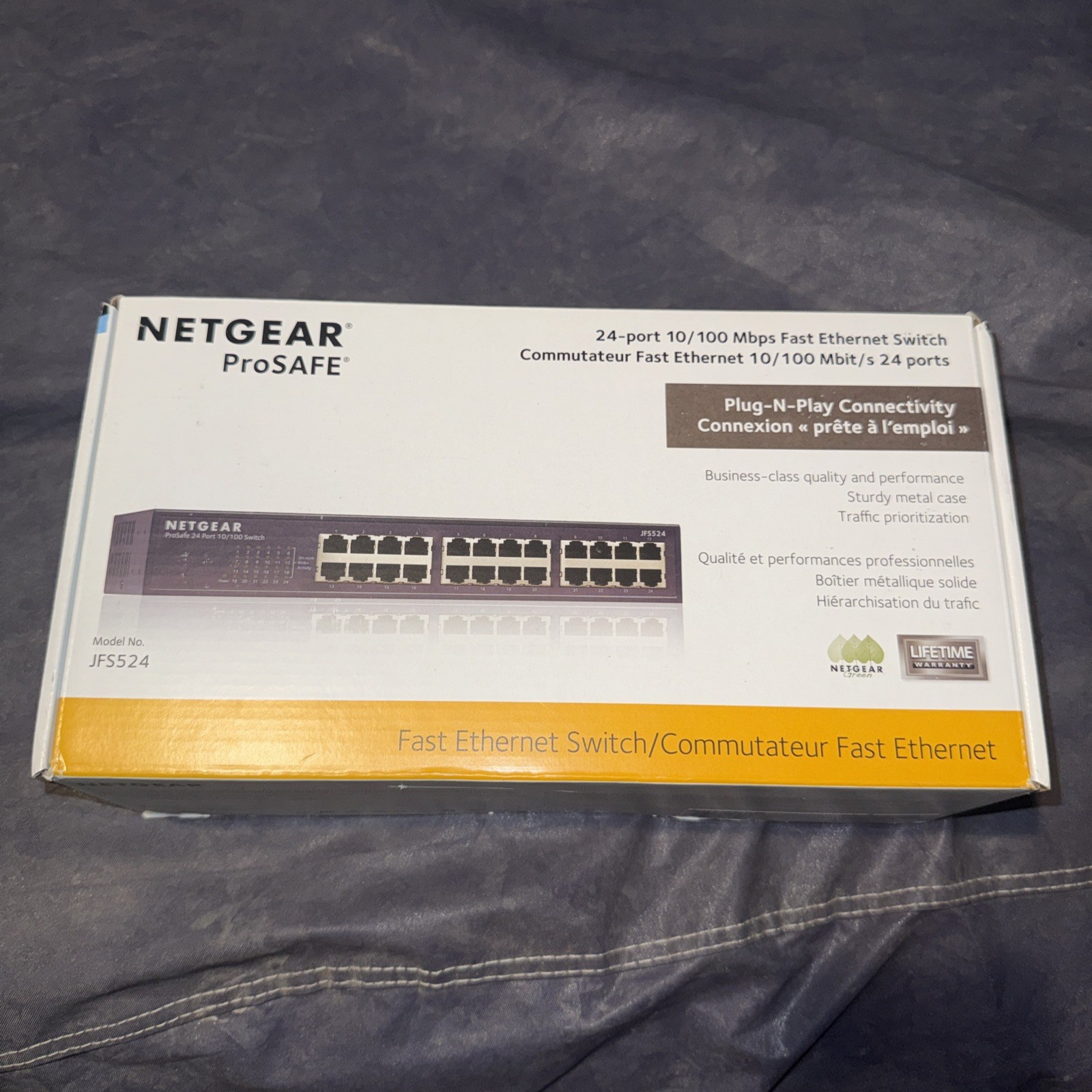 NetGear ProSafe (JFS524) 24-Ports External Switch