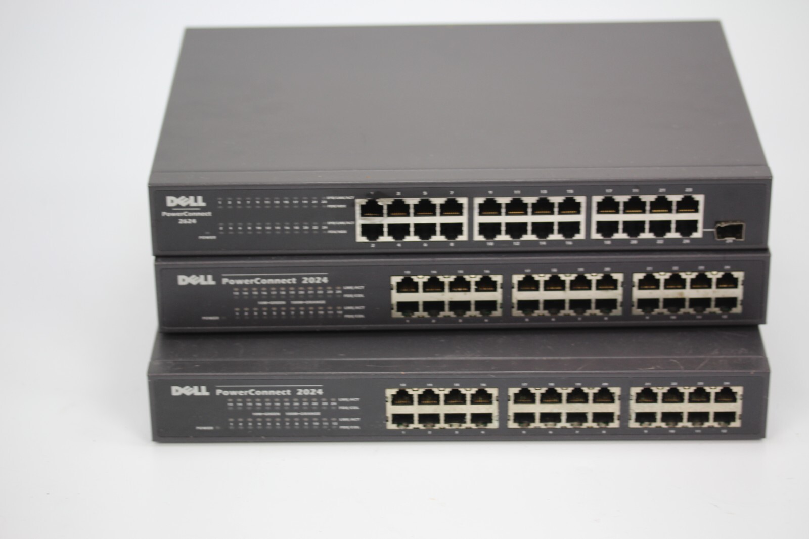 DELL PowerConnect 2024,2624, 2024 ALL THREE 24 port Ethernet Network switchs