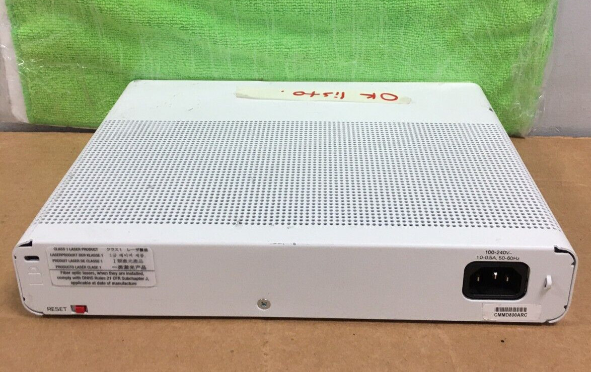 Cisco WS-C3560CG-8TC-S 8-Port Gigabit Compact Switch NO RACK EARS (TESTED)