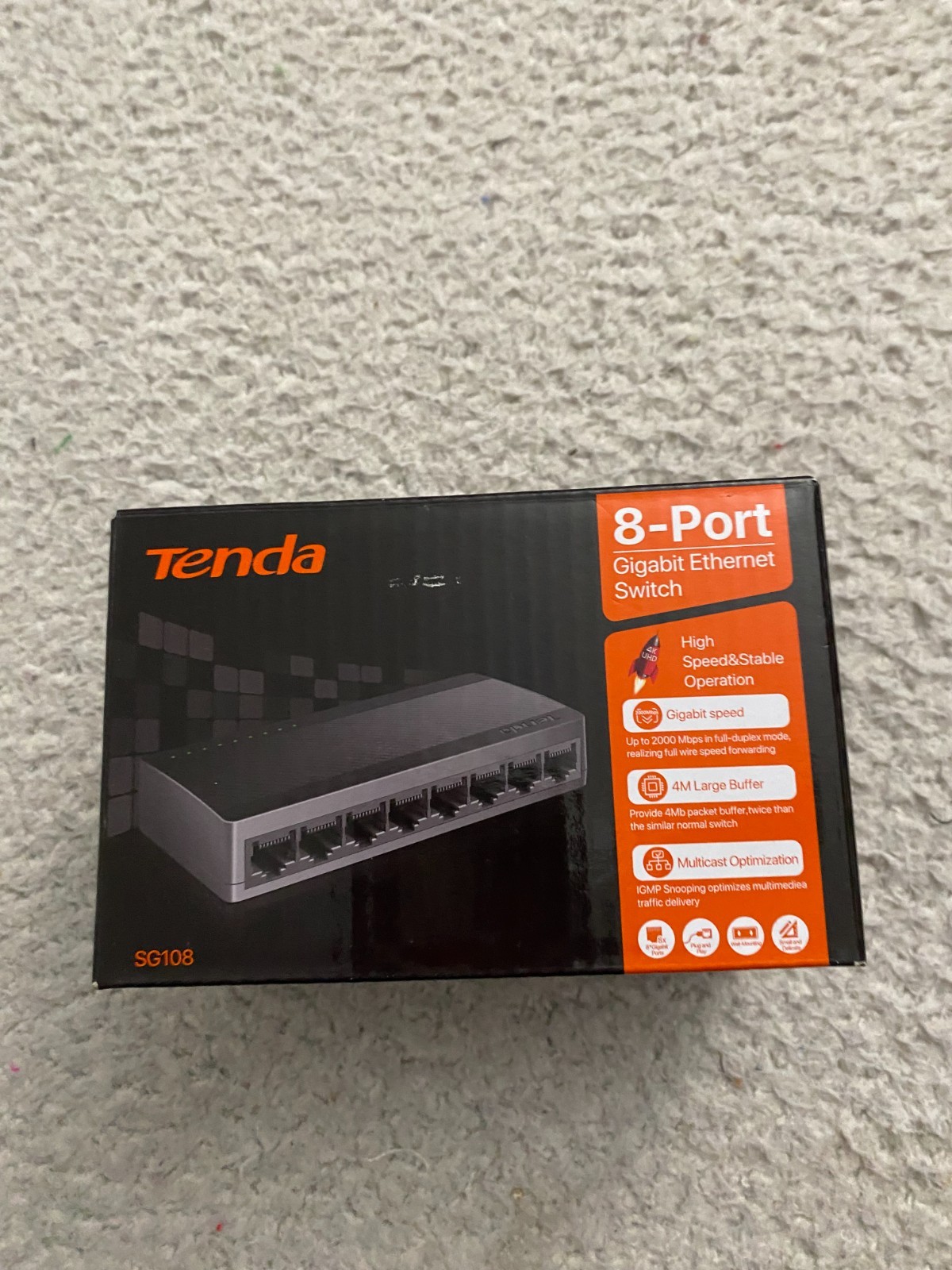 Tenda 8-Port Gigabit Ethernet Switch SG108