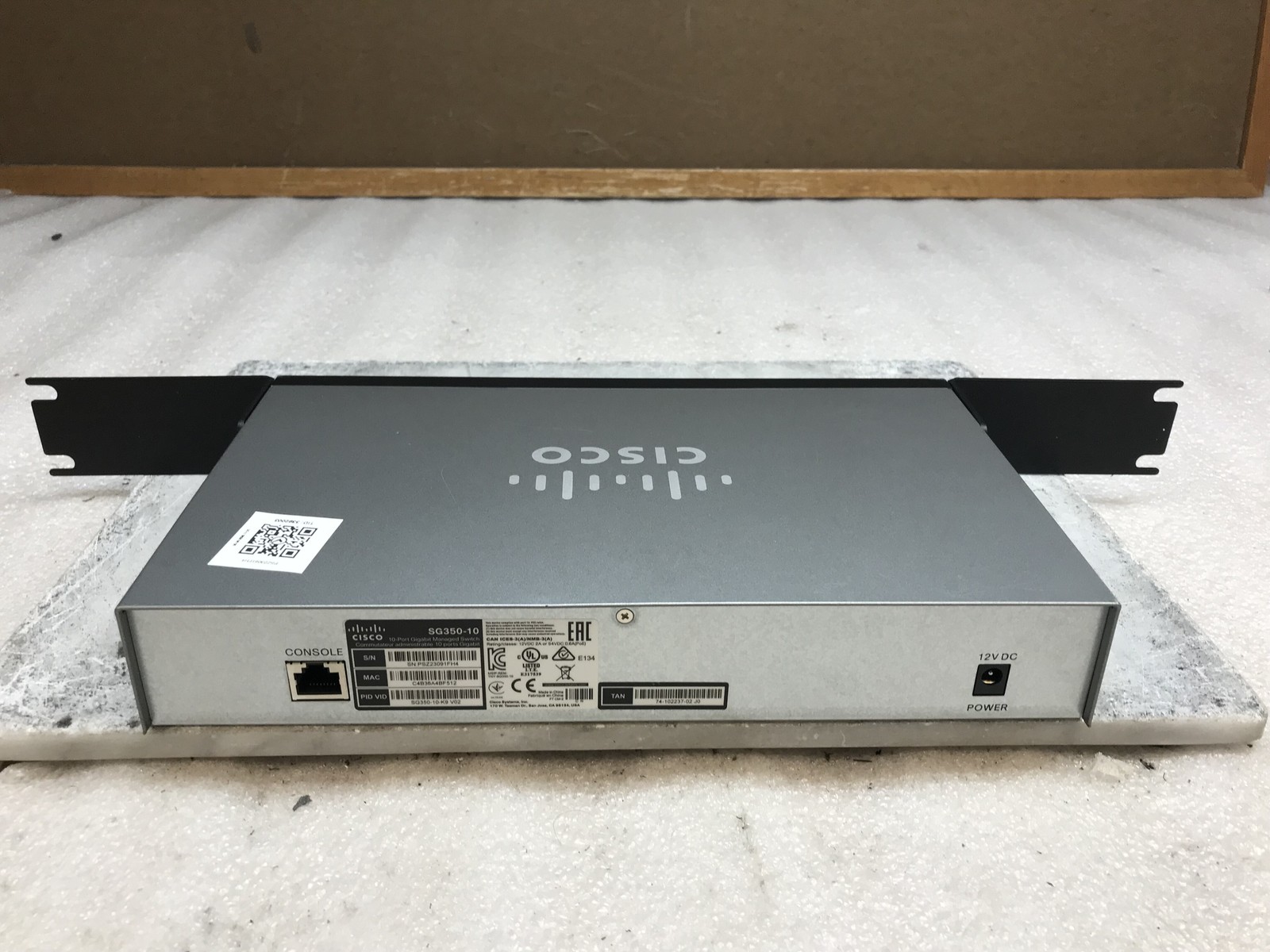 Cisco Systems SG350-10P 10-Port Gigabit Managed Switch w/ Ears (SG35010PK9NA)