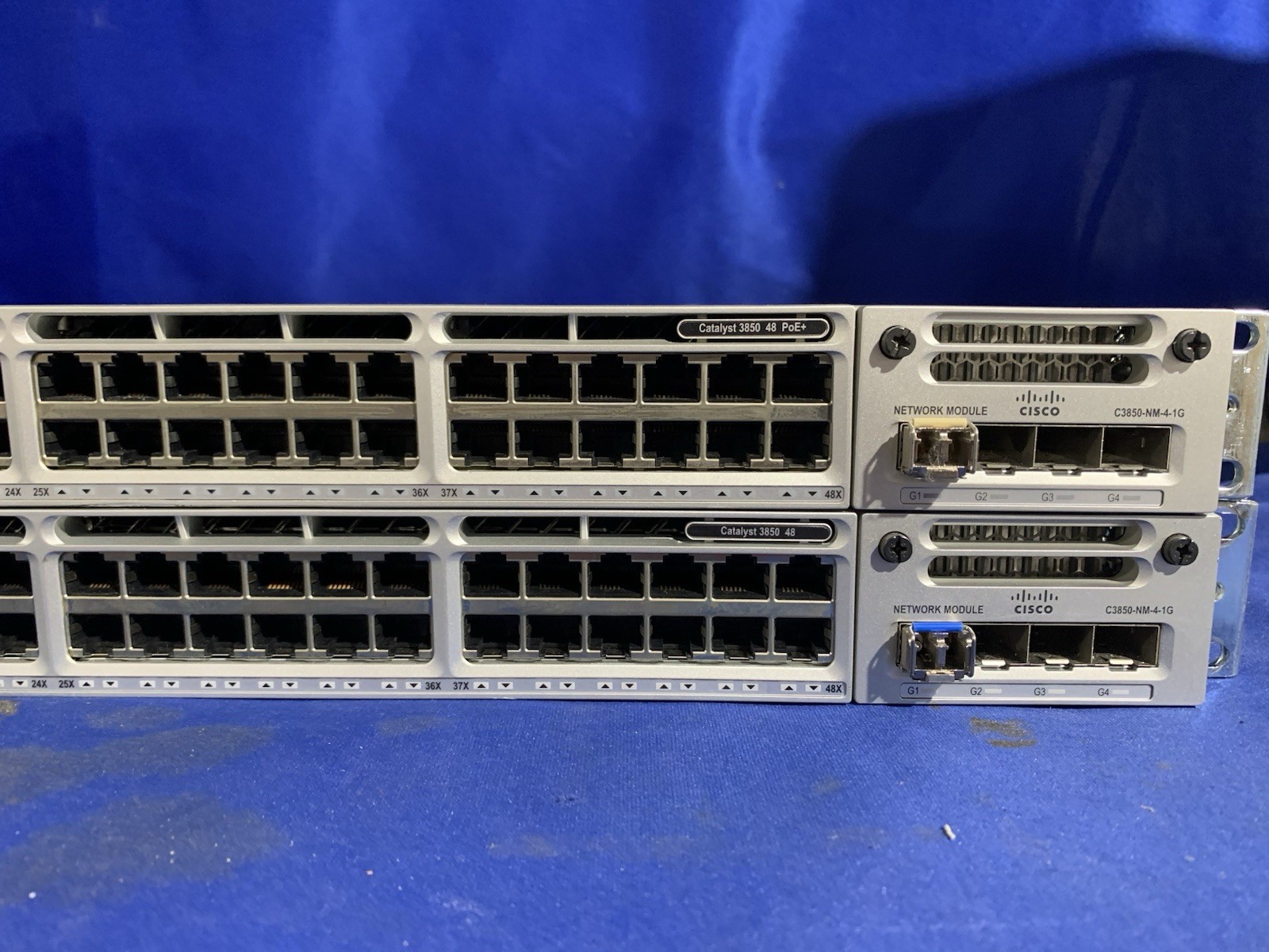 Cisco Catalyst WS-C3850-48P 48-Port PoE+ Switch C3850-NM-4-10G Network Module -2