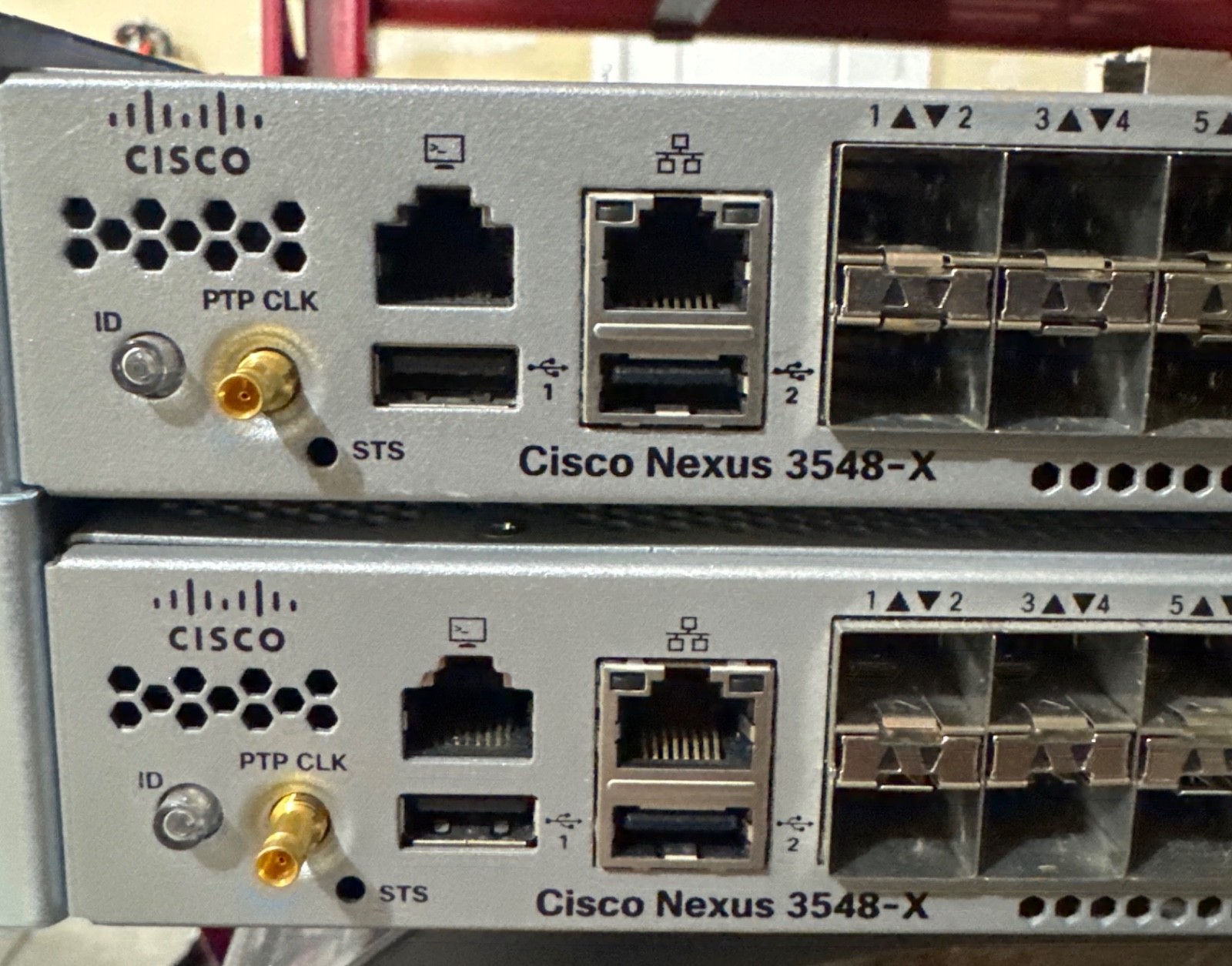 Cisco Nexus 3548-X 48-Port 10G SFP+ Switch | Dual AC PSU, 4x Fans, Rack Ears