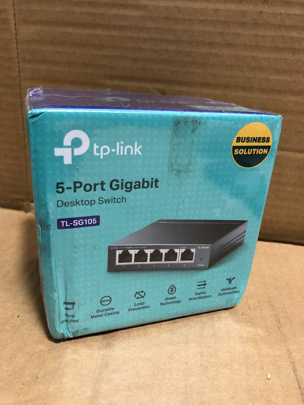 TP-Link TL-SG105E 5-Port Gigabit Easy Smart Switch
