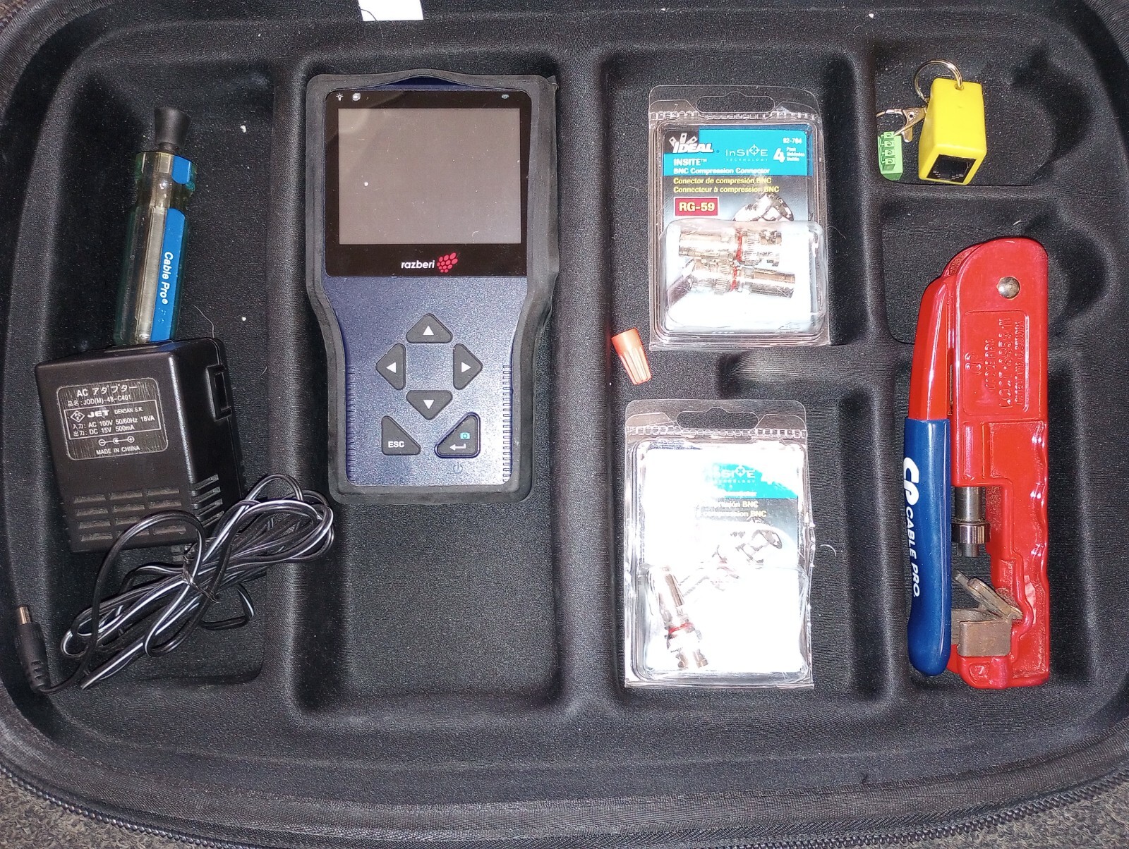 Razberi IT-5000 Open Network Camera Installation Tool + ASSESSORIES