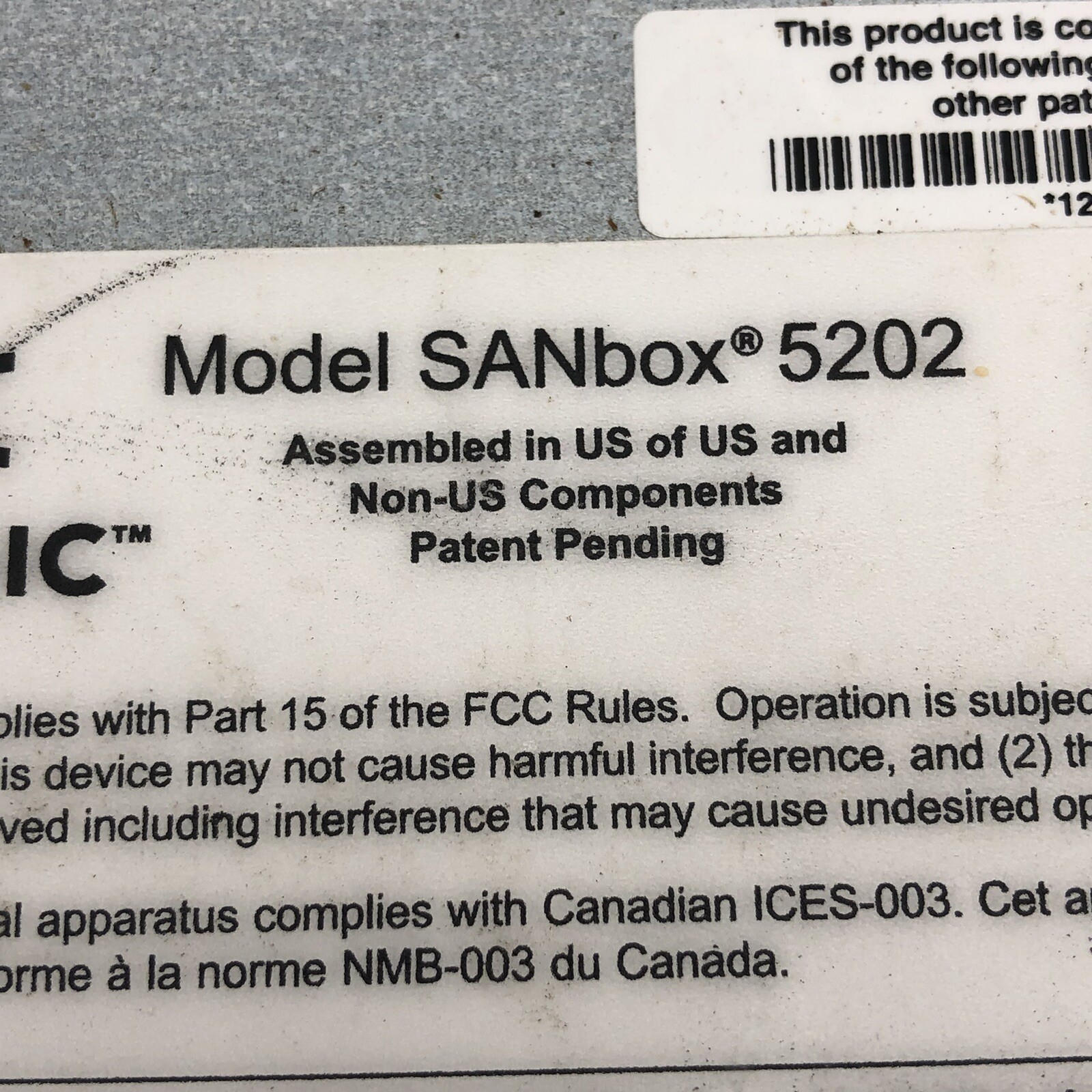 QLogic SANbox 5202 16-Port Full Fabric 2GB Switch SB5202-16A
