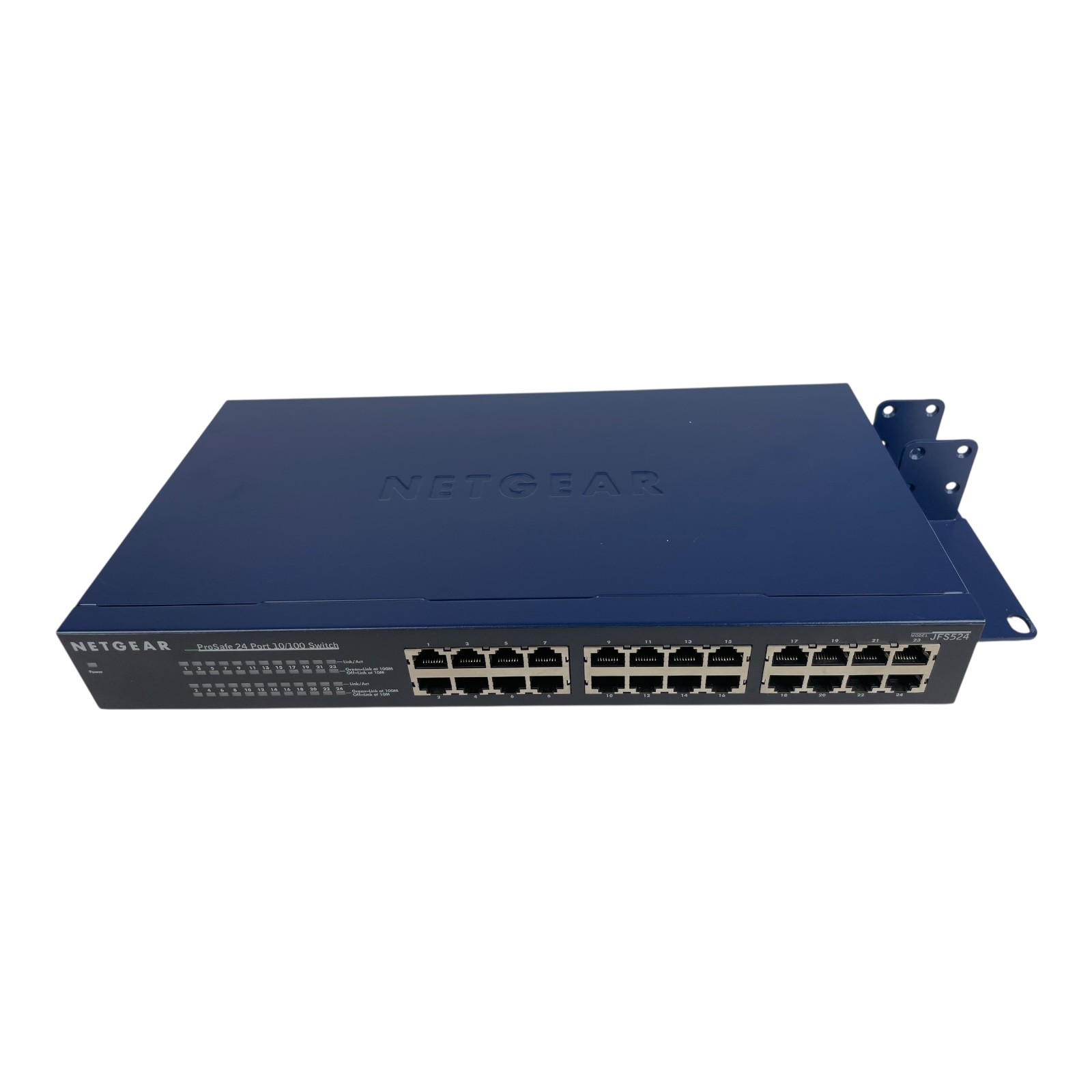 NetGear ProSafe JFS524 24 Port 10/100Mbps Ethernet Switch 60Hz, 1.2A