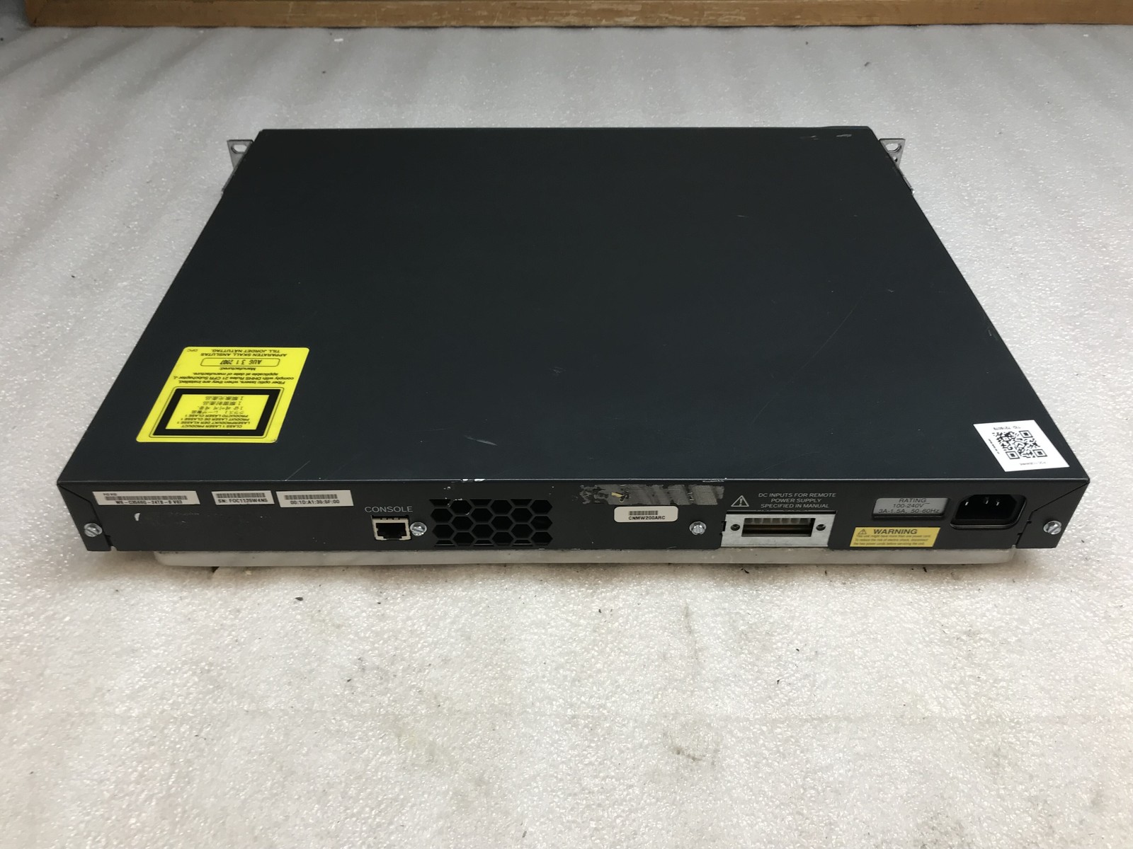 Cisco Catalyst 3560G 24 Port Gigabit Switch 4x SFP Ports WS-C3560G-24TS-S