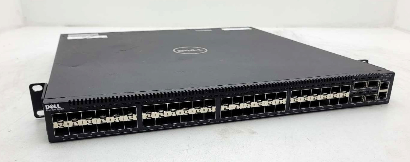 Dell Force10 S4810 48-Port 10GbE SFP+ 4x40GbE QSFP+ Network Switch Tested