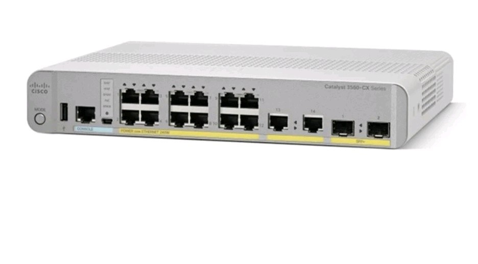 Cisco C3560-CX-12PC-S 12-Port PoE Base Compact