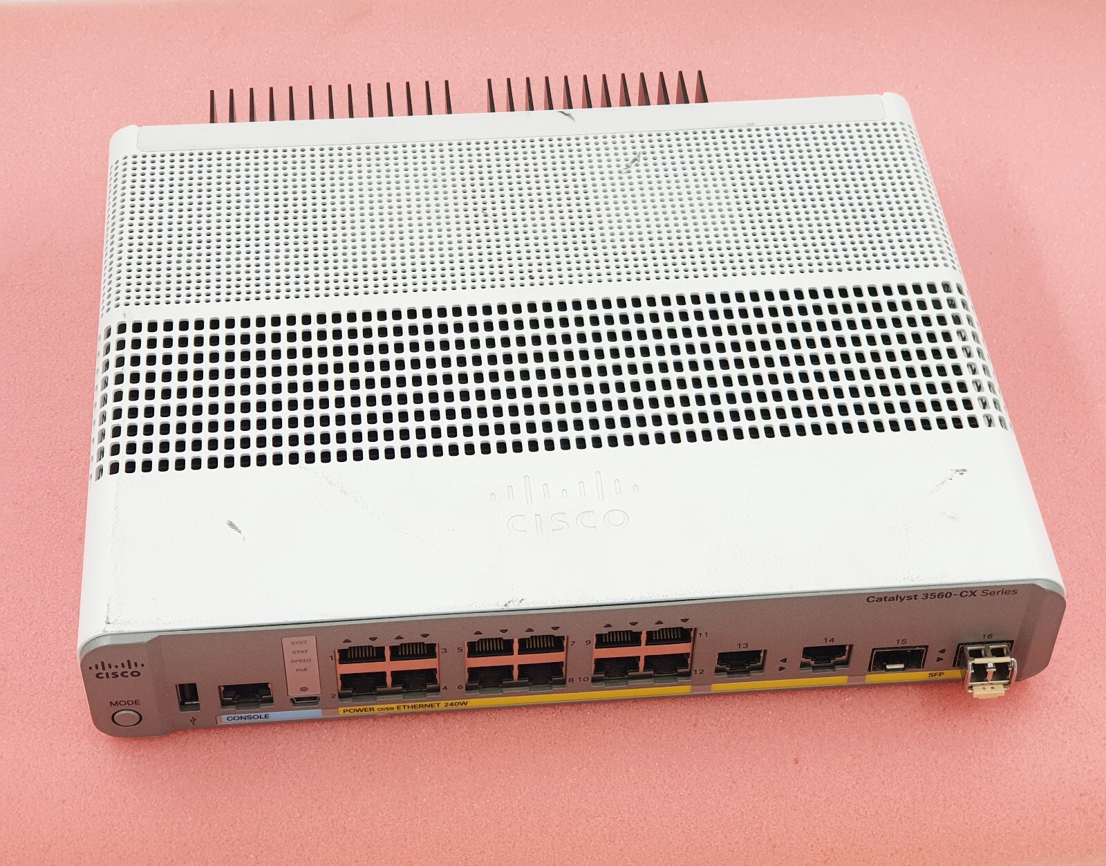 Cisco Catalyst 3560-CX WS-C3560CX-12PC-S 12-Port PoE Ethernet Switch