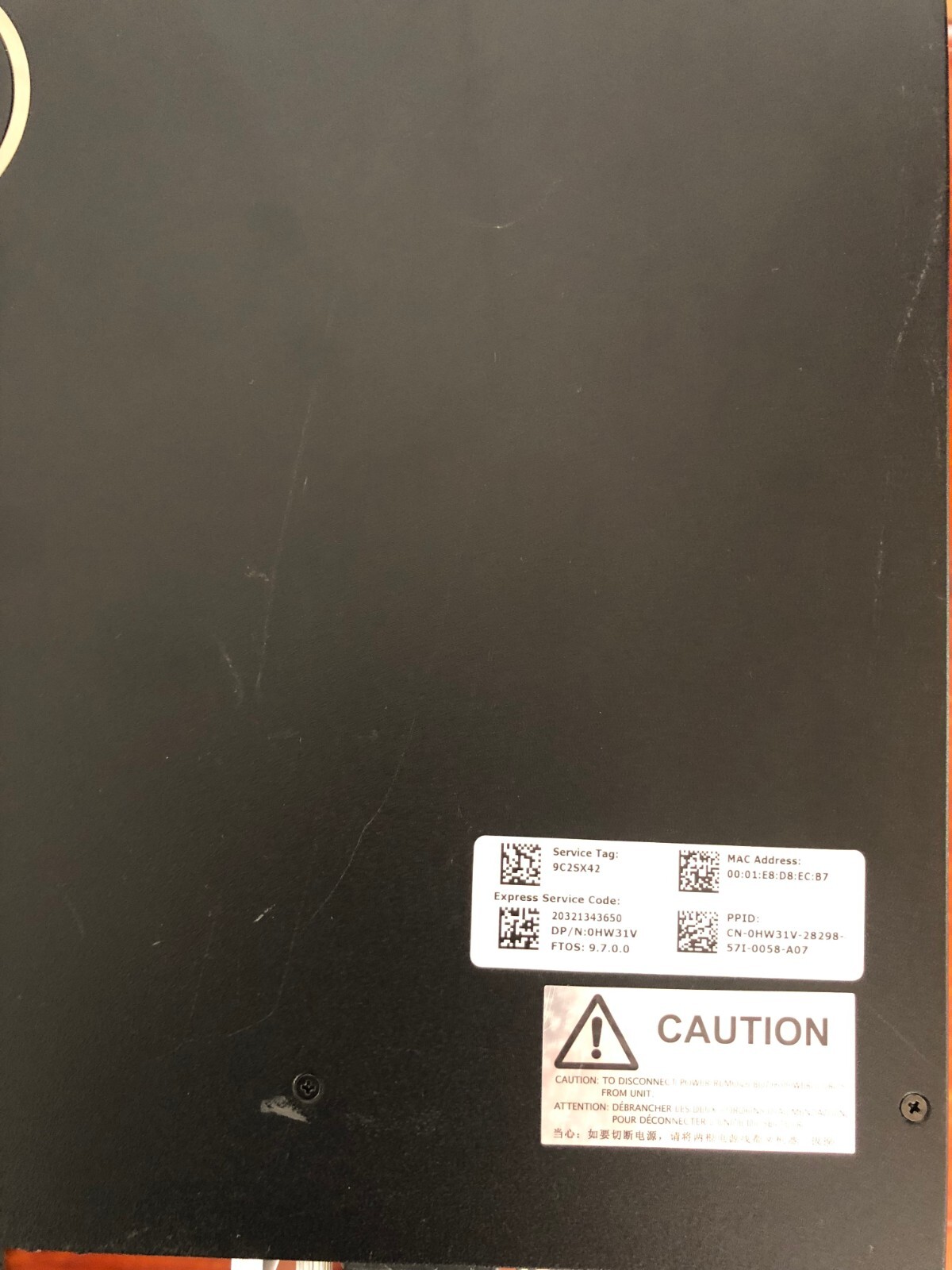 Dell Force10 S4810P 48 Port Dual P/S Switch