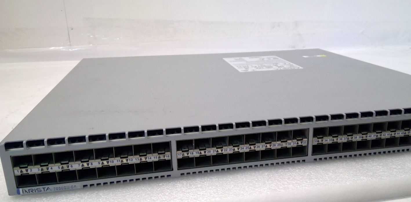 Arista DCS-7050SX-64-R 48x10G-SFP+ 4x40G-QSFP Port Network Switch