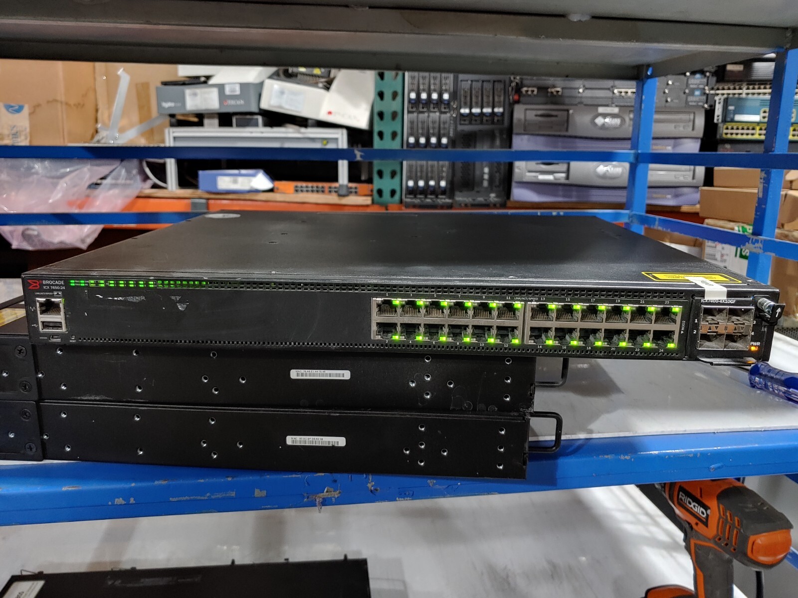 BROCADE ICX 7450-24 Stackable Access Aggregation Switch with ICX7400-4X10GF