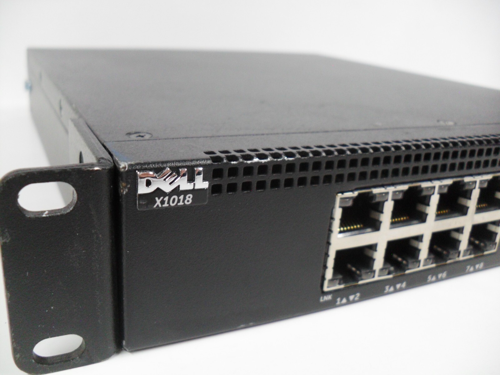 Dell X1018 16 Port Gig PoE 2 X SFP Managed Switch E10W Tested & Factory Reset