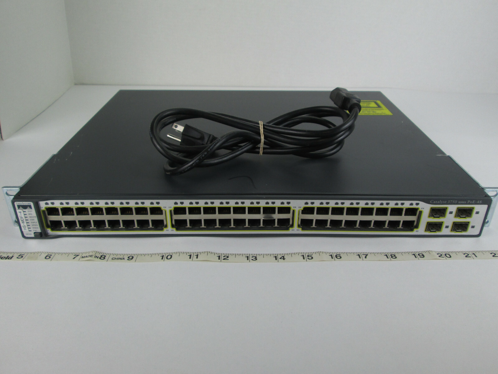 Cisco Catalyst 3750 Series PoE-48 48 Port Ethernet Network Switch SKU B