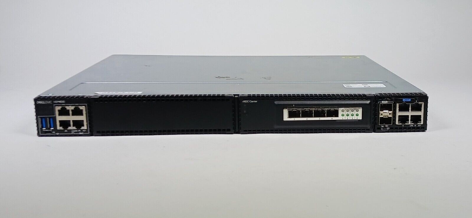 Dell VEP4600 Intel Xeon D 8-Core 64GB 6x10Gb SFP+ 4x1Gb RJ45 2x240GB SSDs 2xPSU