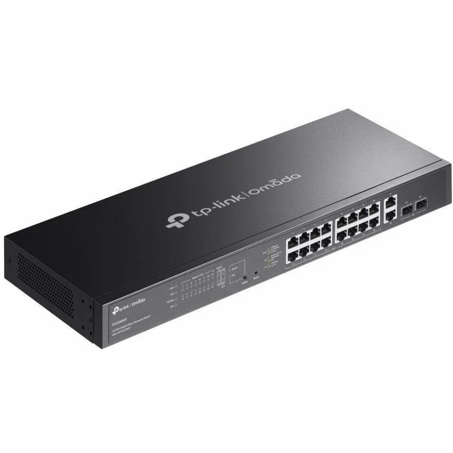 TP-Link Omada 20-Port Gigabit Easy Managed Switch with 16-Port PoE+ | ES220GMP