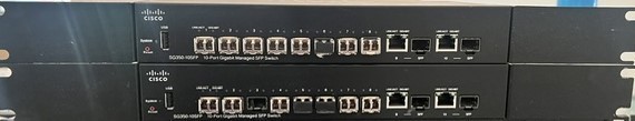 Cisco Systems SG350-10P 10-Port Gigabit Managed Switch with Gbics