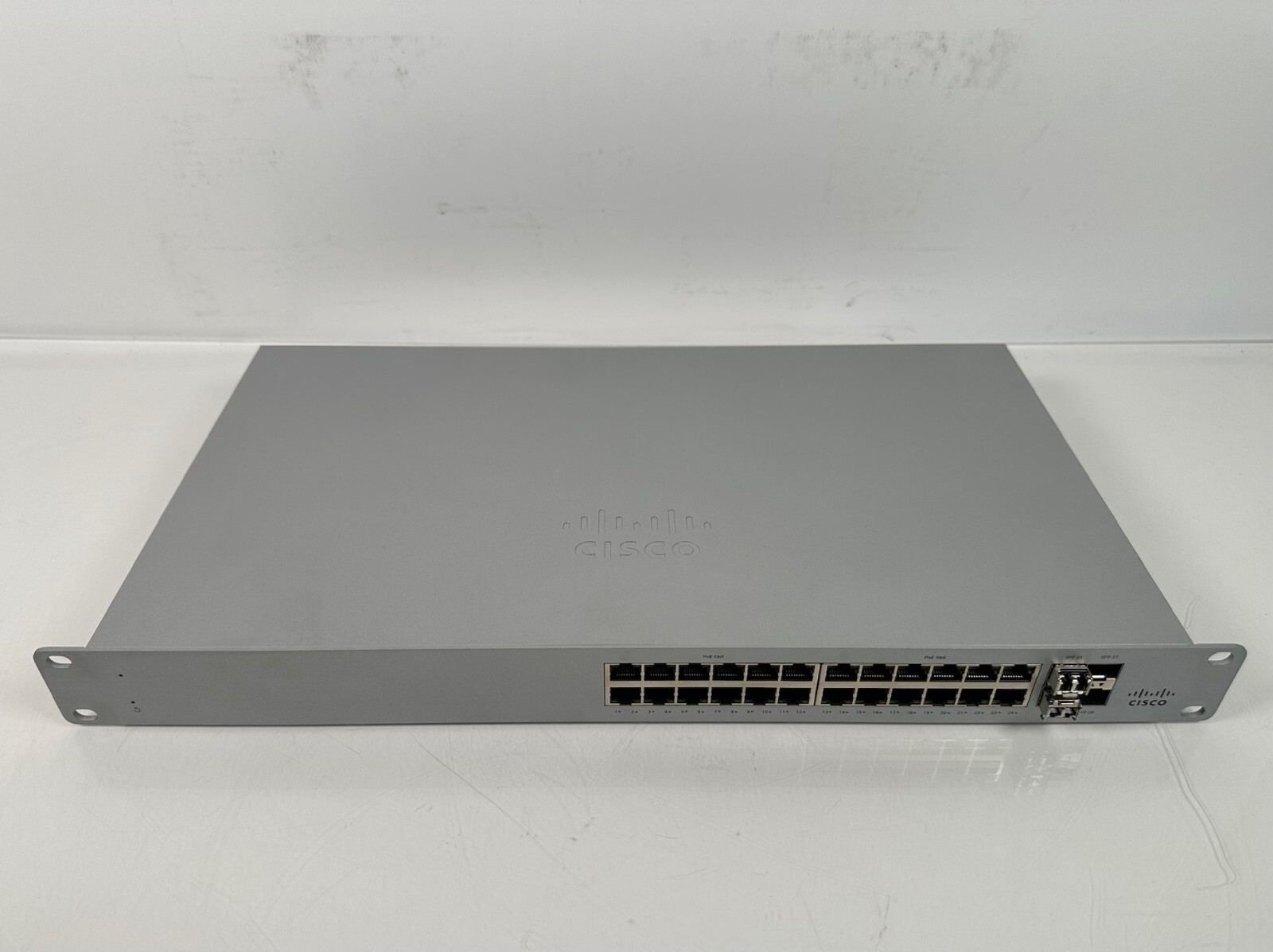 Cisco Meraki (MS120-24-HW) 24-Ports Rack Mountable Ethernet Switch – UNCLAIMED