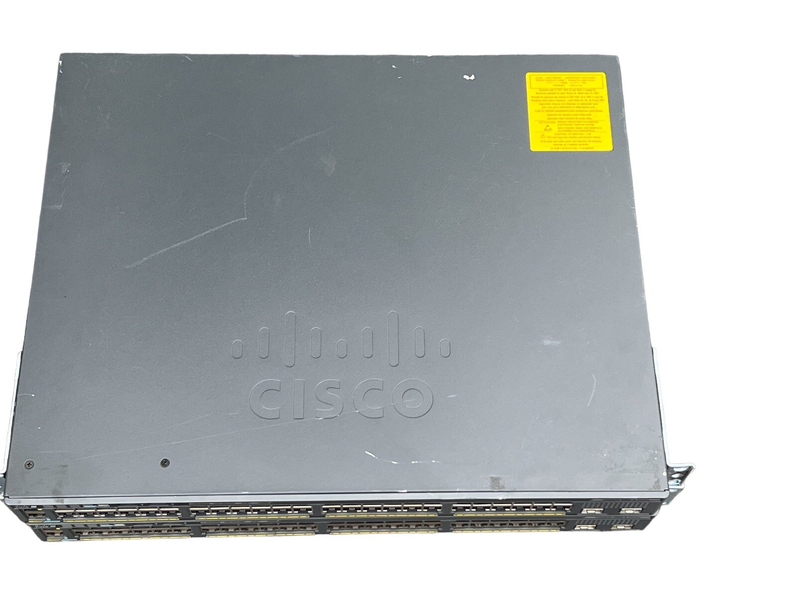 Lot Of(3) Cisco Genuine WS-C2960X-48FPD-L 48 Port PoE Switch.