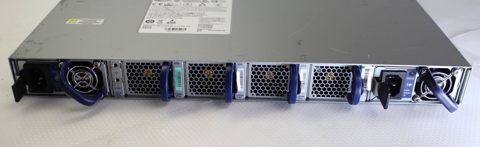 ARISTA DCS-7050SX-64 48-Port Network Switch 2*495W PSU 4*Fans TESTED w/ ears