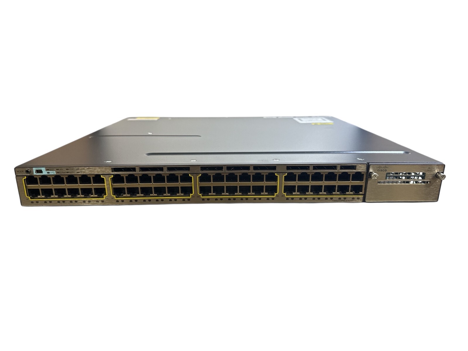 Cisco Catalyst (WS-C3750X-48T-L) 48-Ports Rack-Mountable Switch